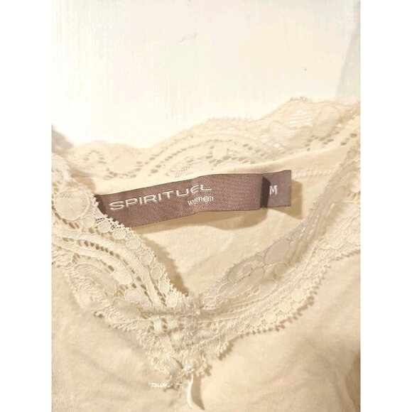 ALT VTG Elena Gilbert Sleeveless Lace Camisole Top Ivory MED Vampire Diaries - Picture 4 of 9
